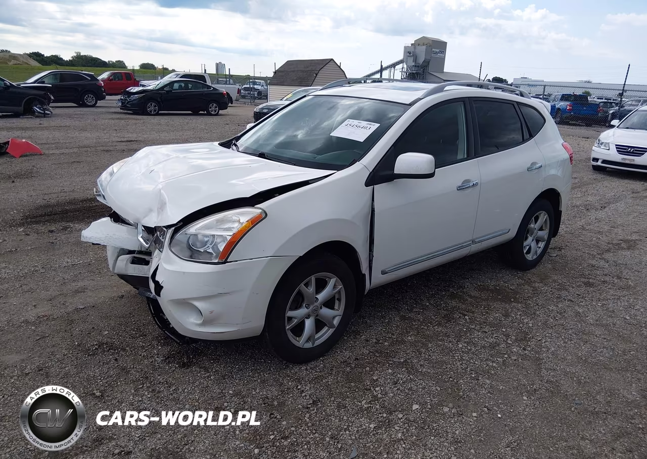 2011 Nissan Rogue Sv VIN:JN8AS5MV2BW301231 - 2