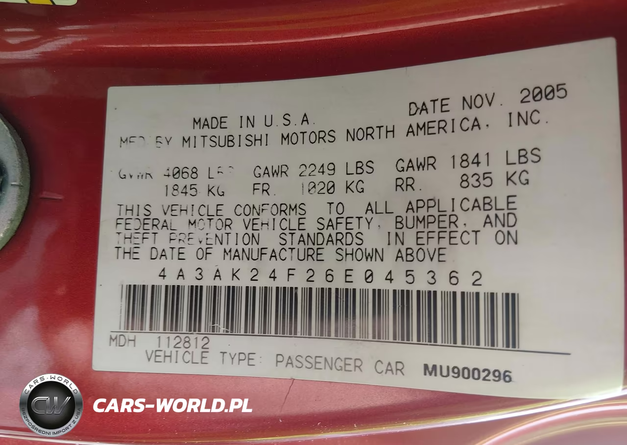2006 Mitsubishi Eclipse Gs VIN:4A3AK24F26E045362 - 9