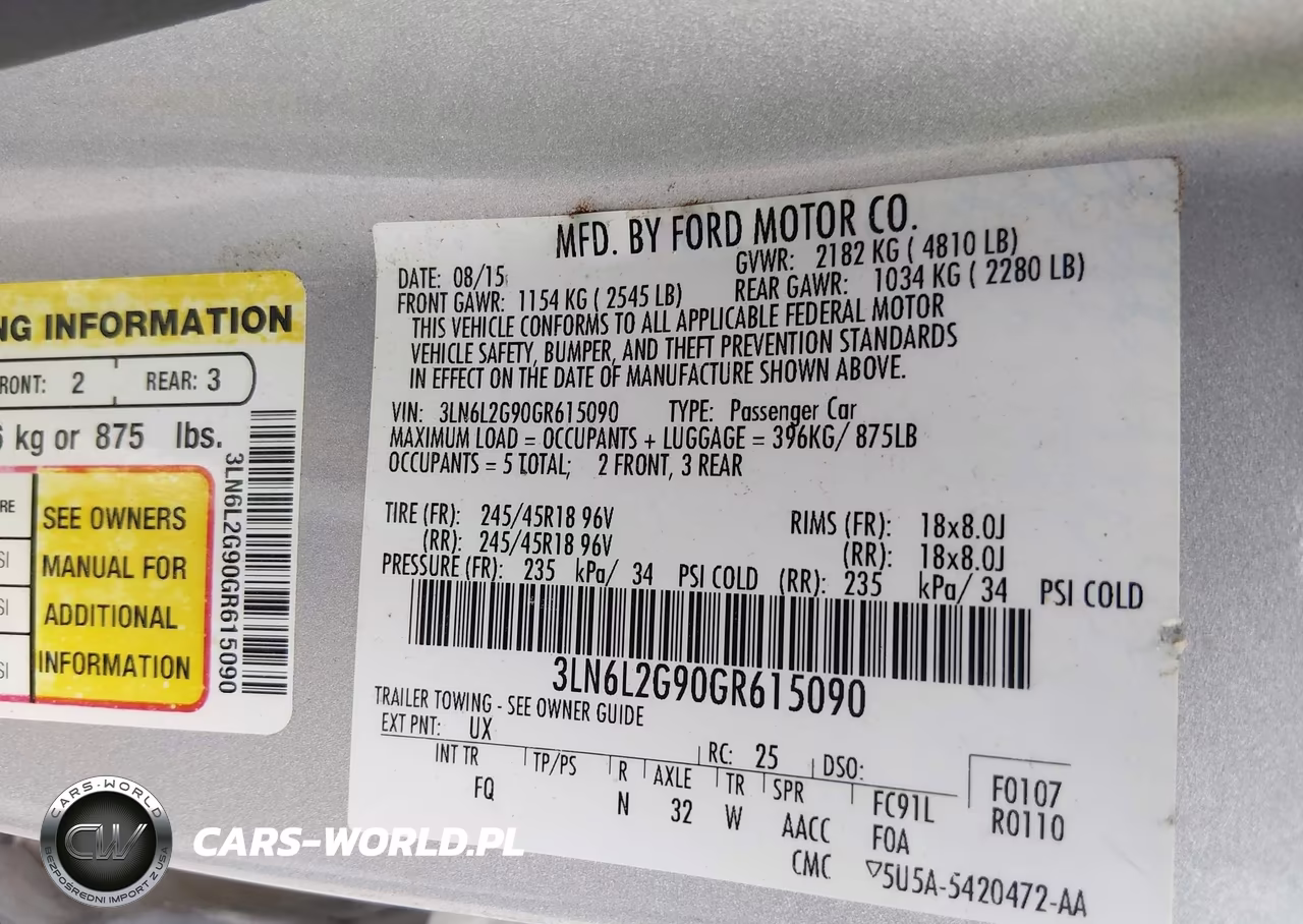 2016 Lincoln Mkz VIN:3LN6L2G90GR615090 - 9