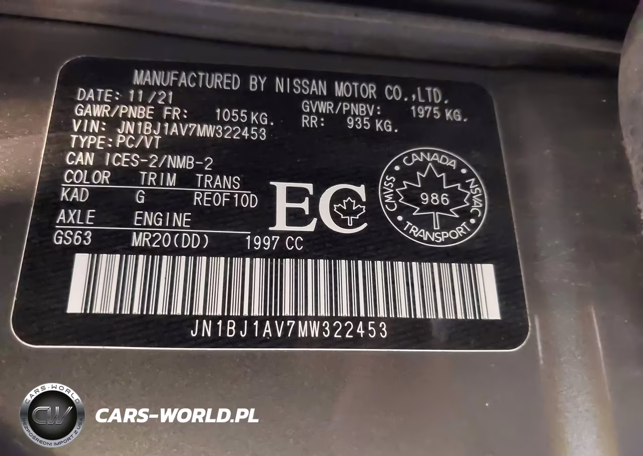 2021 Nissan Rogue Sport S Fwd Xtronic Cvt VIN:JN1BJ1AV7MW322453 - 9