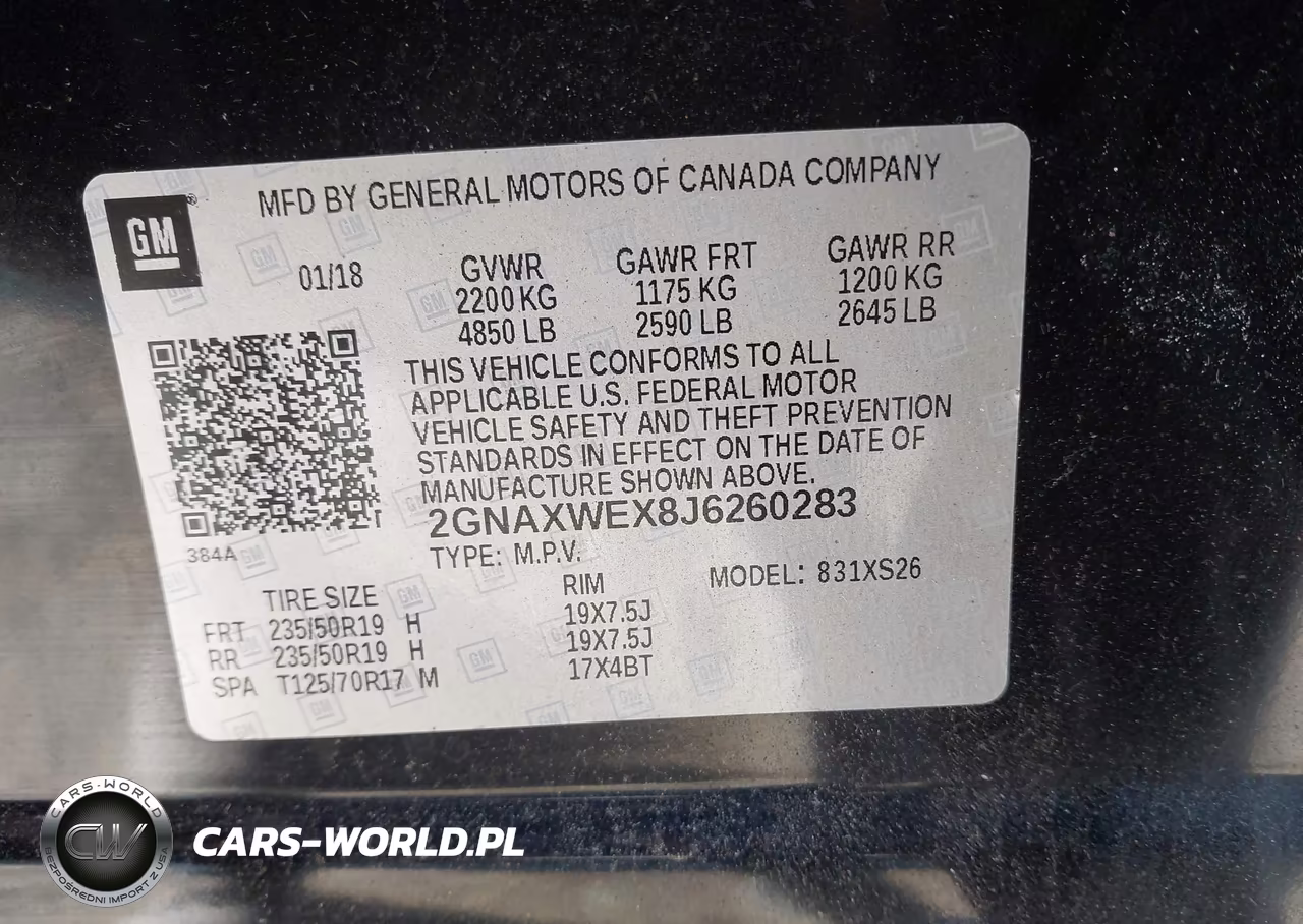 2018 Chevrolet Equinox Premier VIN:2GNAXWEX8J6260283 - 9