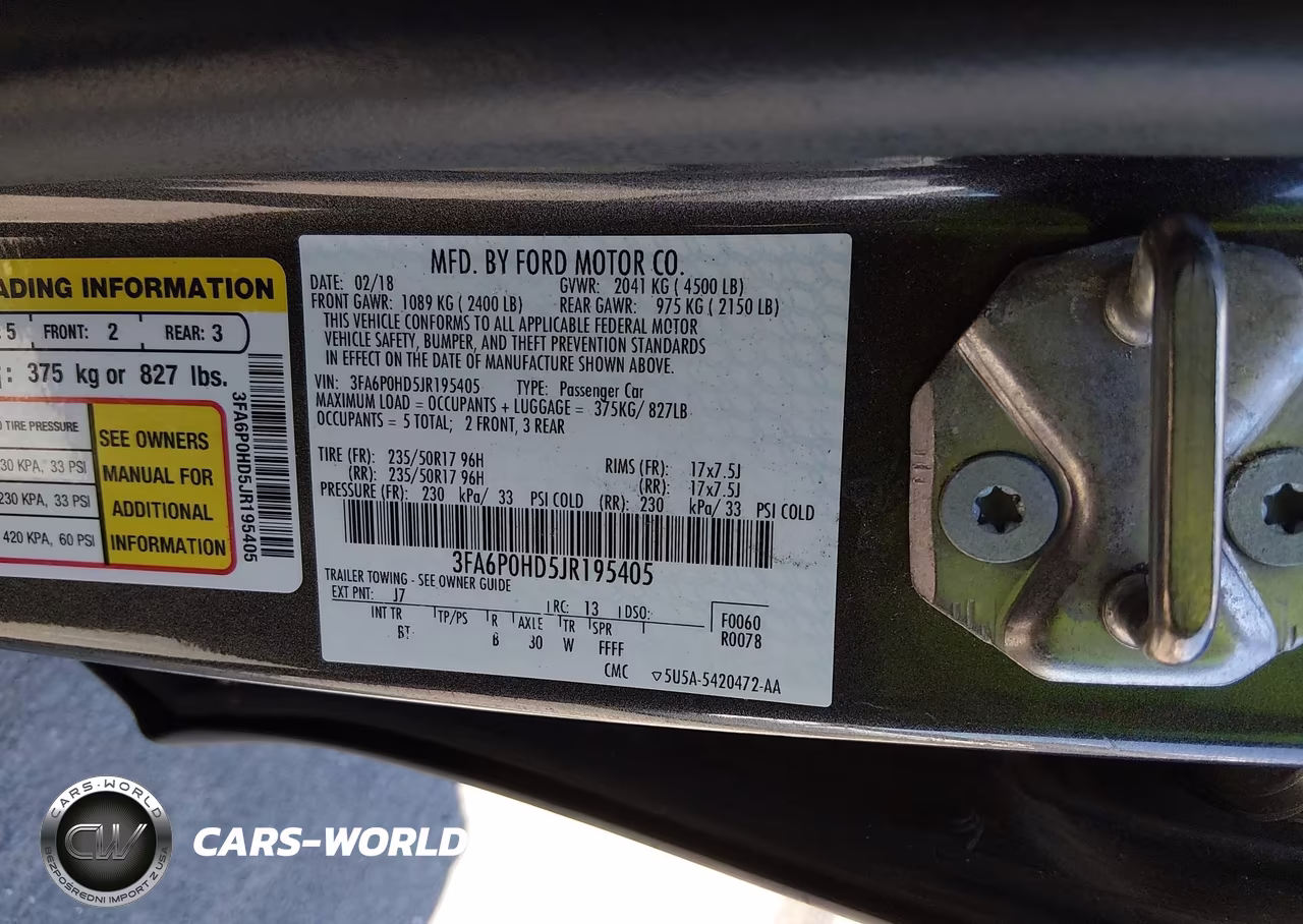 2018 Ford Fusion Se VIN:3FA6P0HD5JR195405 - 9