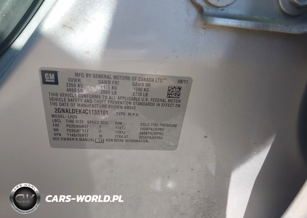 2012 Chevrolet Equinox Lt W-1Lt VIN:2GNALDEK4C1133101 - 9