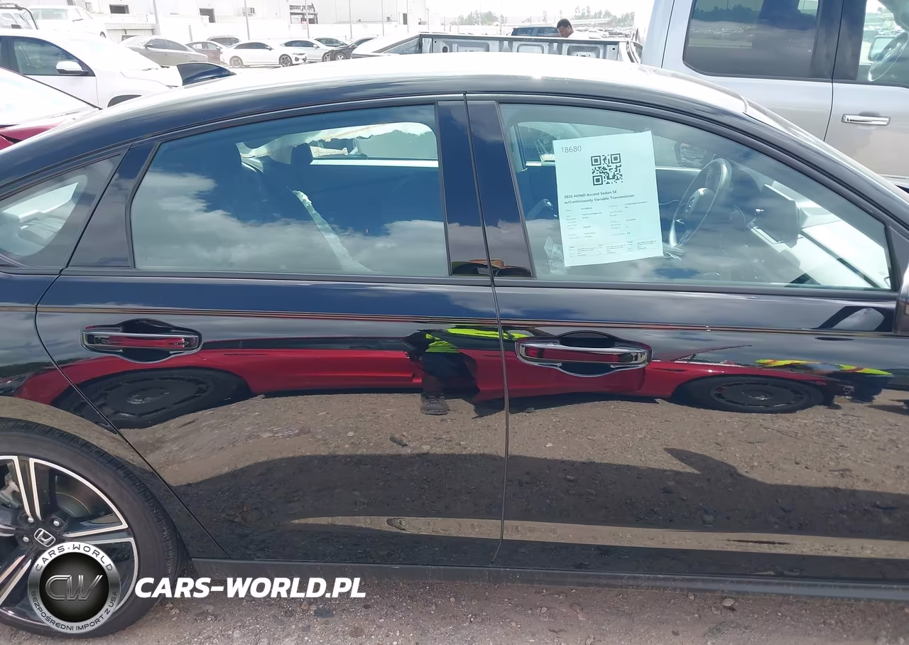 2026 Honda Accord Se VIN:1HGCY1F4XTA001565 - 13