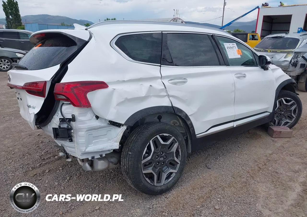 2022 Hyundai Santa Fe Hybrid Sel Premium VIN:KM8S3DA1XNU044355 - 4