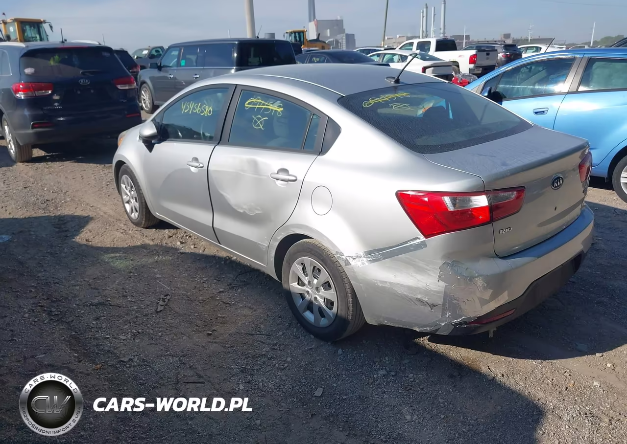 2012 Kia Rio Lx VIN:KNADM4A39C6094318 - 3