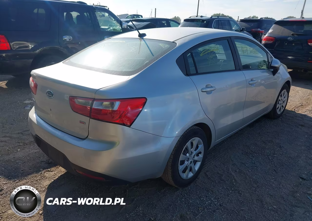 2012 Kia Rio Lx VIN:KNADM4A39C6094318 - 4