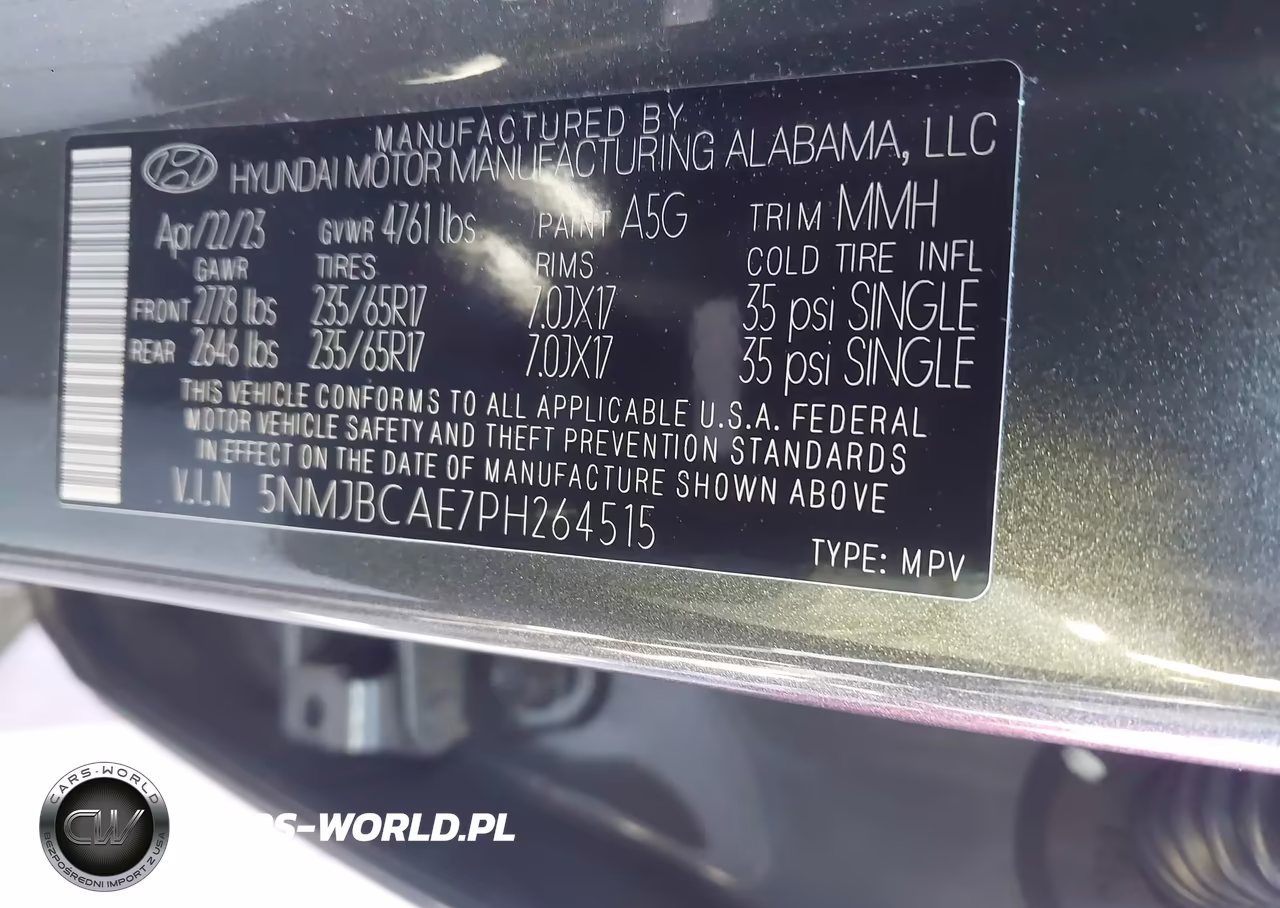 2023 Hyundai Tucson Sel VIN:5NMJBCAE7PH264515 - 9