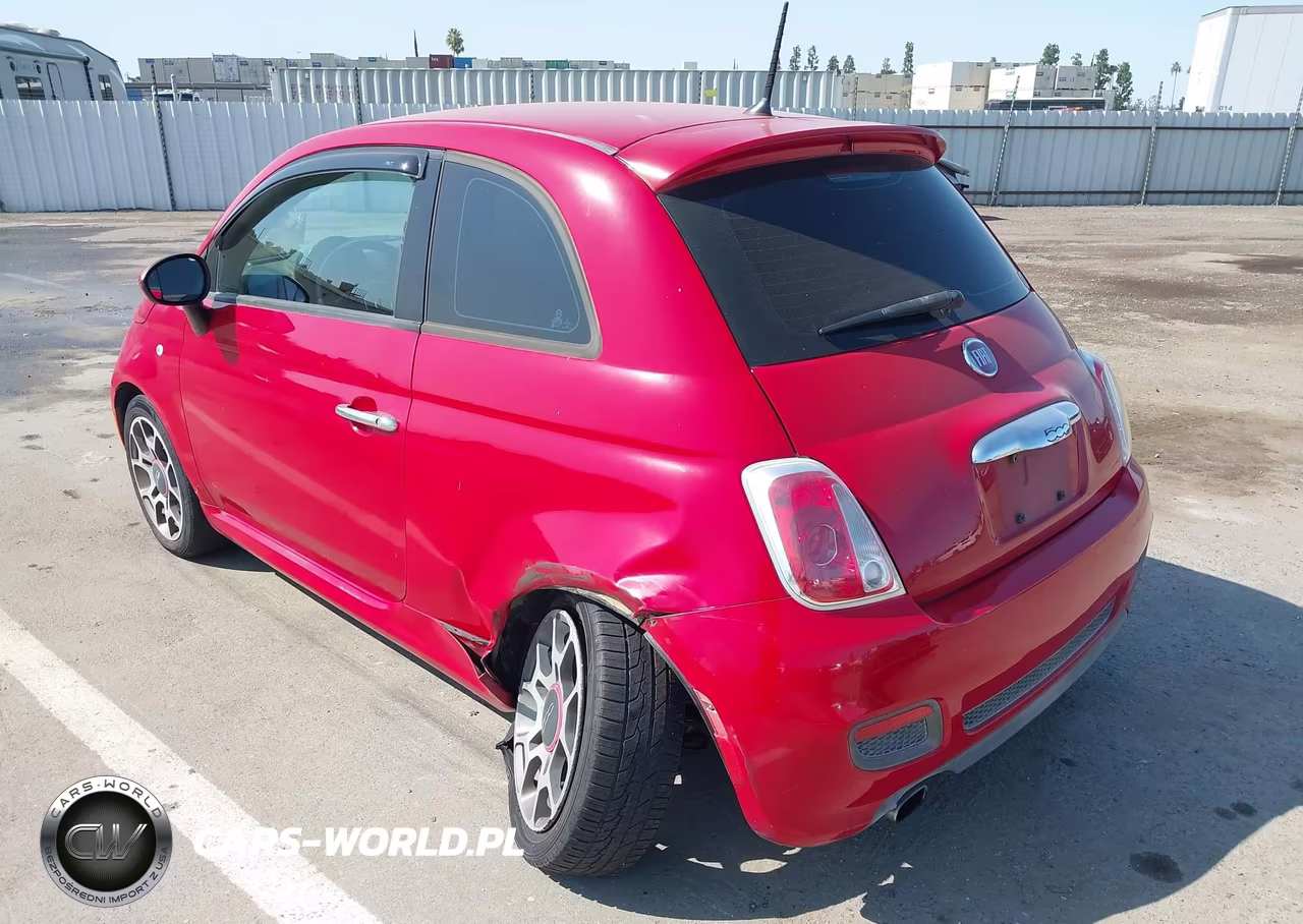 2015 Fiat 500 Sport VIN:3C3CFFBR5FT539188 - 3