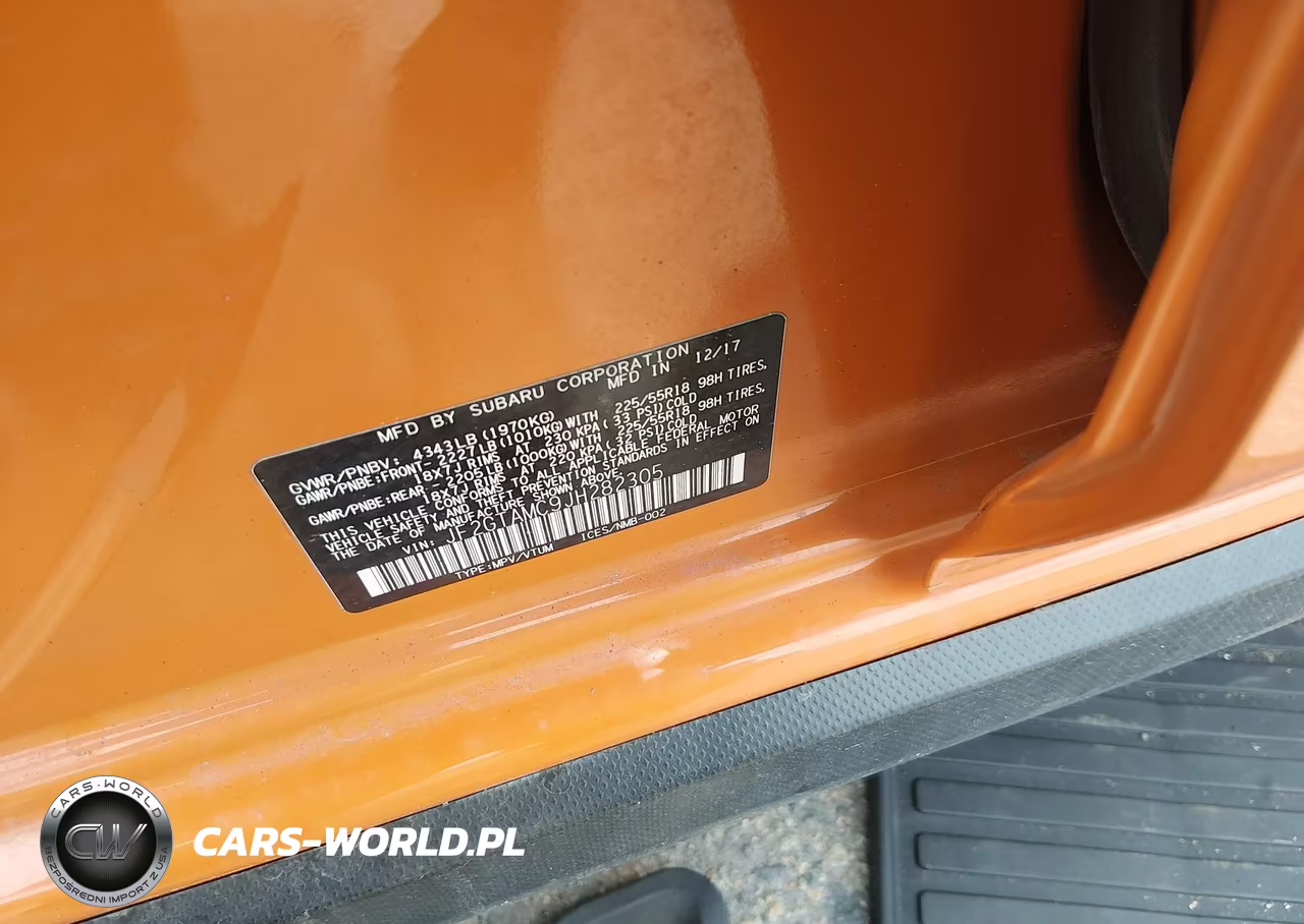 2018 Subaru Crosstrek 2.0I Limited VIN:JF2GTAMC9JH282305 - 9
