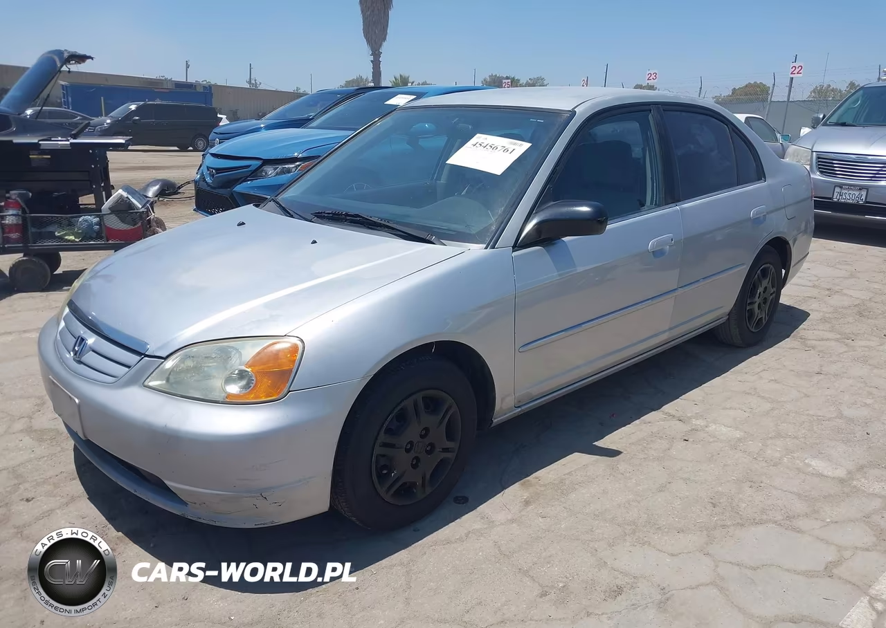 2002 Honda Civic Lx VIN:2HGES15572H501090 - 2