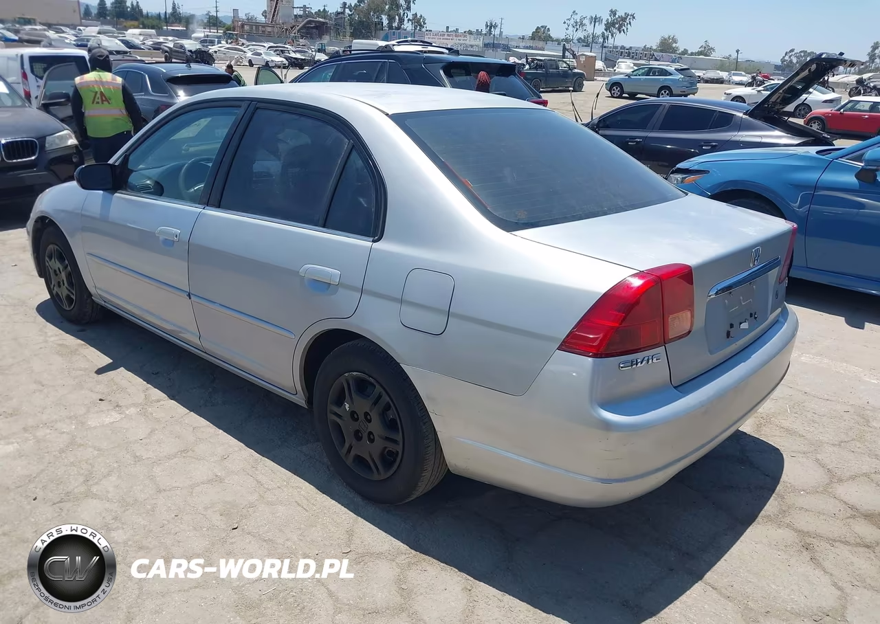 2002 Honda Civic Lx VIN:2HGES15572H501090 - 3