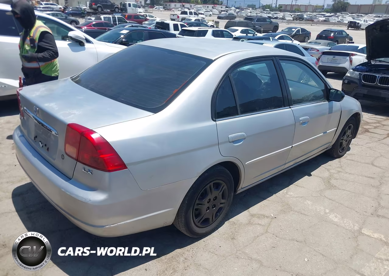 2002 Honda Civic Lx VIN:2HGES15572H501090 - 4