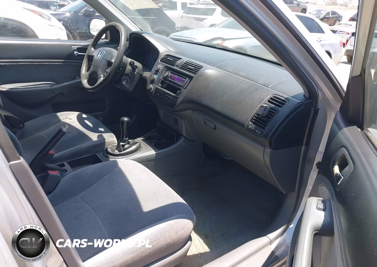 2002 Honda Civic Lx VIN:2HGES15572H501090 - 5