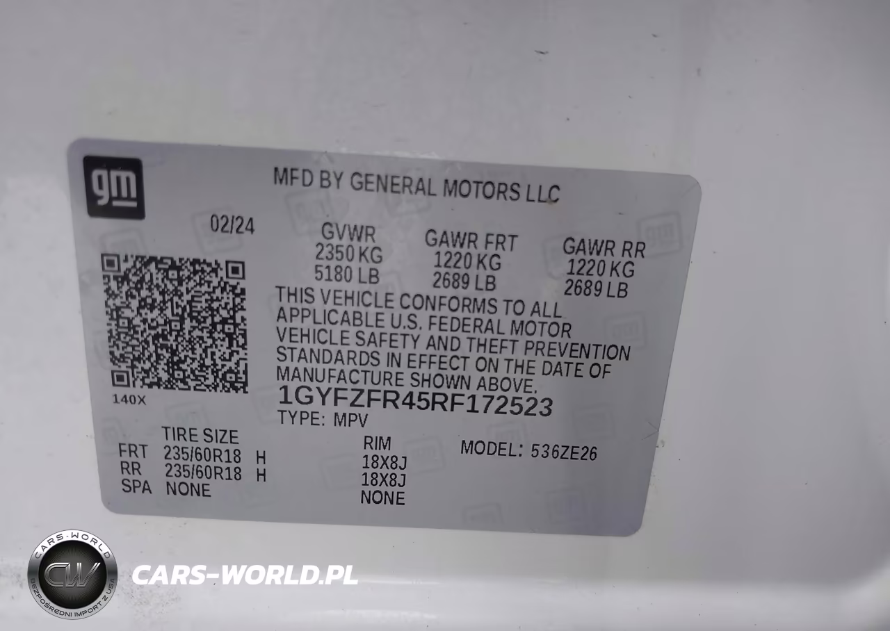 2024 Cadillac Xt4 Awd Sport VIN:1GYFZFR45RF172523 - 9