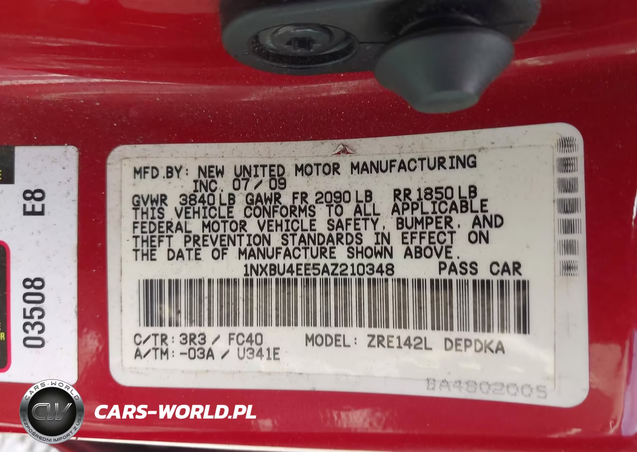 2010 Toyota Corolla Le VIN:1NXBU4EE5AZ210348 - 9