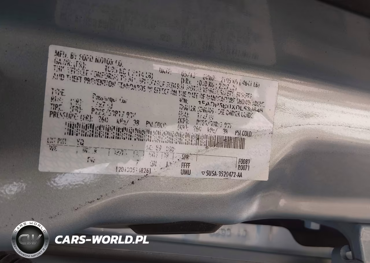 2013 Ford C-Max Hybrid Sel VIN:1FADP5BUXDL539648 - 12