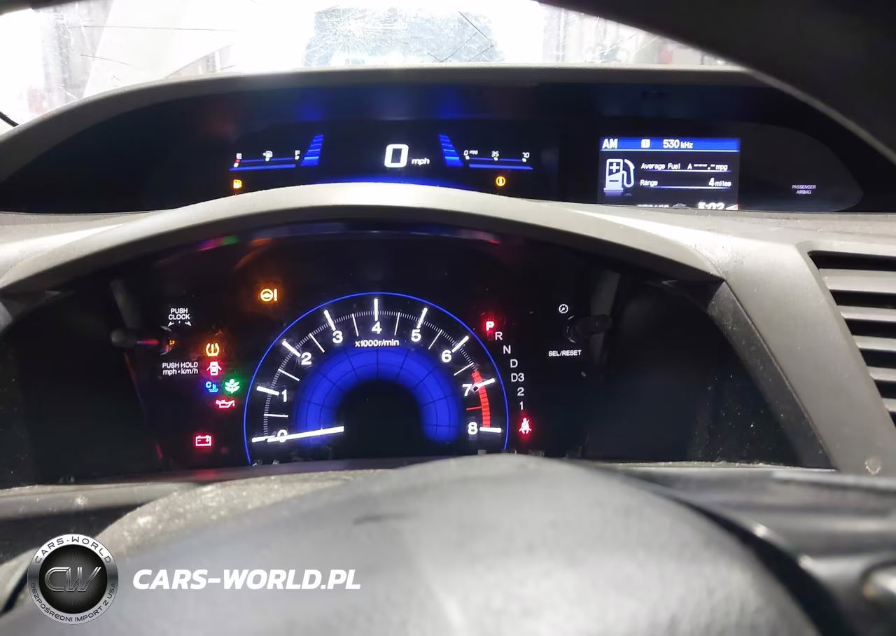 2012 Honda Civic Lx VIN:19XFB2F5XCE007293 - 7