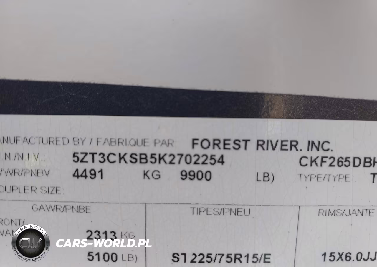 2019 Forest River Other VIN:5ZT3CKSB5K2702254 - 9