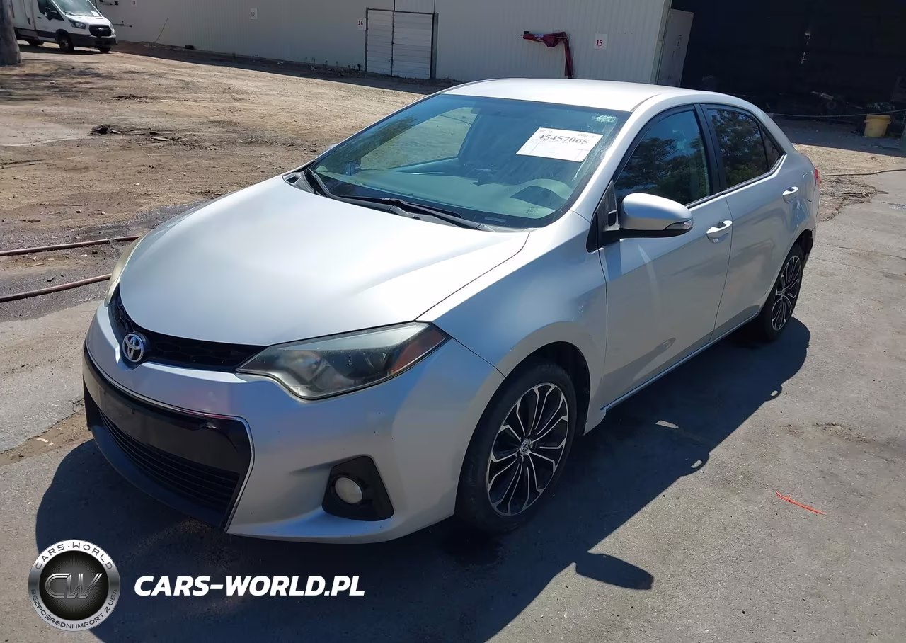 2015 Toyota Corolla S Plus VIN:5YFBURHE8FP343347 - 2