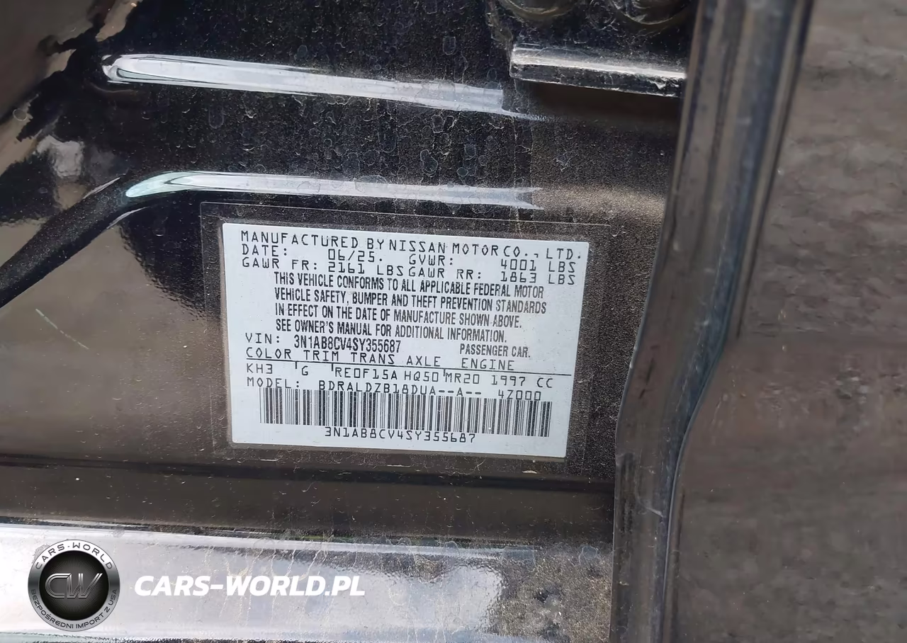 2025 Nissan Sentra Sv VIN:3N1AB8CV4SY355687 - 9
