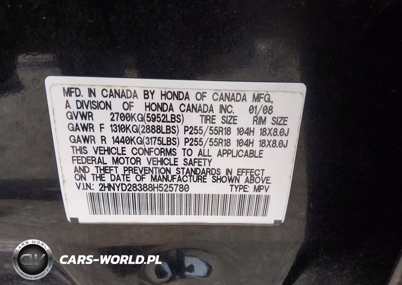 2008 Acura Mdx Technology Package VIN:2HNYD28388H525780 - 9