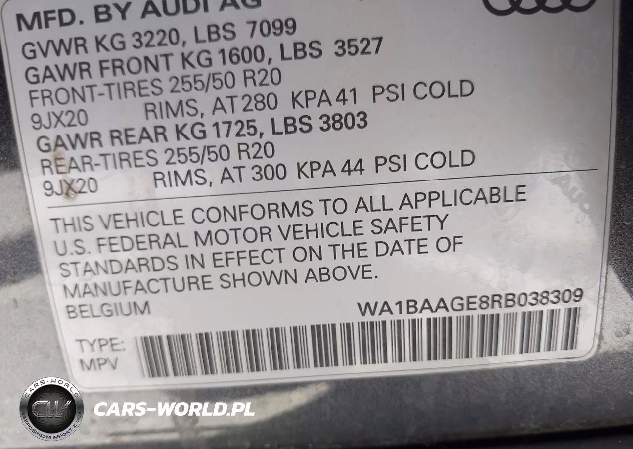 2024 Audi Q8 E-Tron S Line Premium Quattro VIN:WA1BAAGE8RB038309 - 9