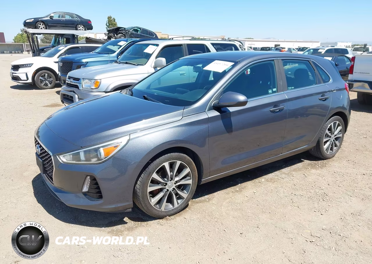 2018 Hyundai Elantra Gt VIN:KMHH35LE2JU013448 - 2
