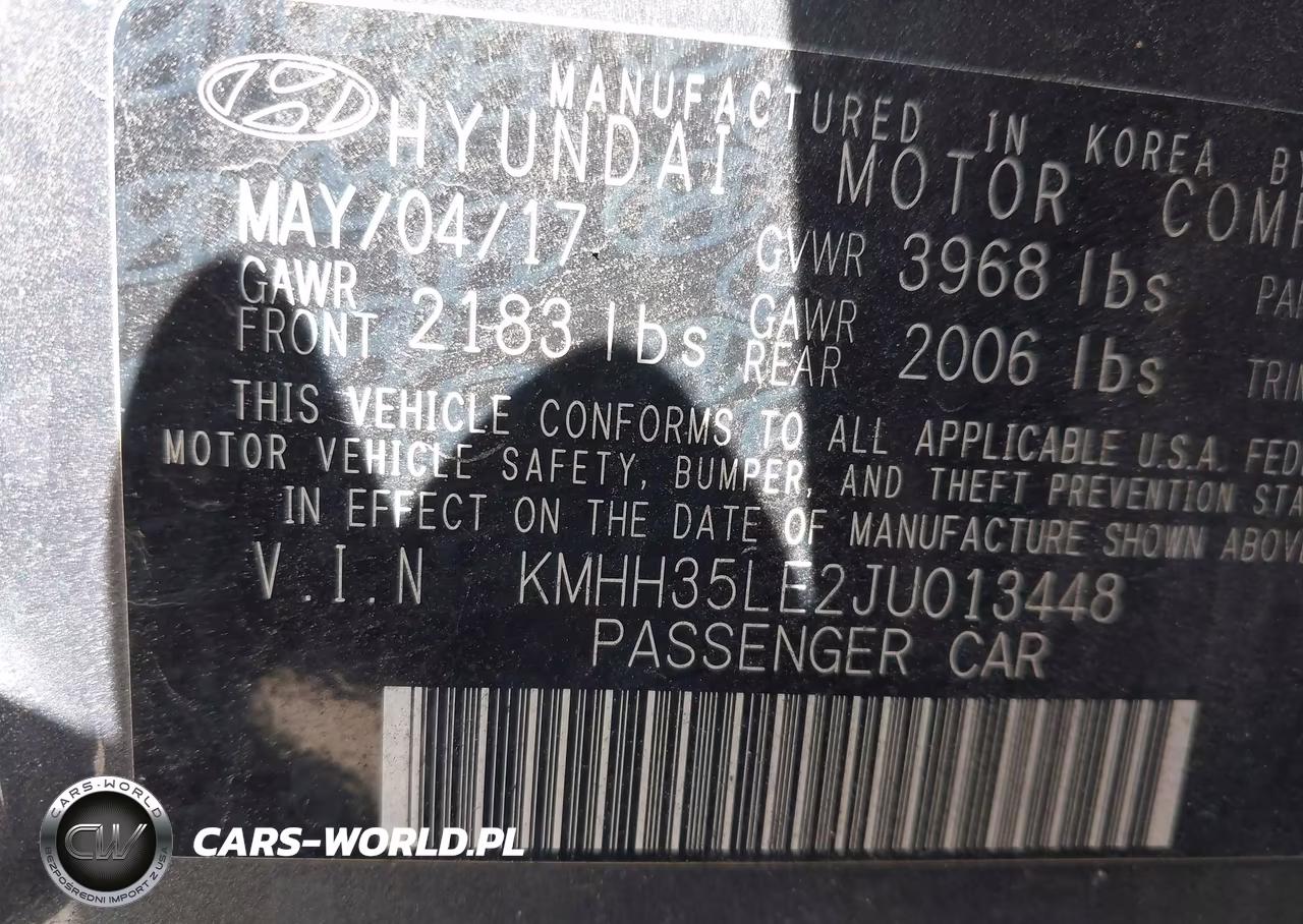 2018 Hyundai Elantra Gt VIN:KMHH35LE2JU013448 - 9