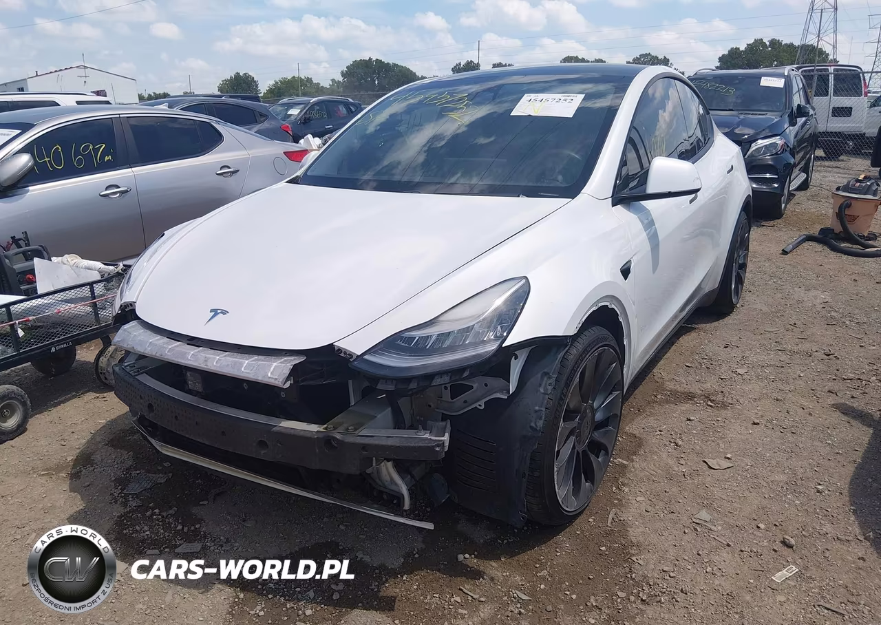 2020 Tesla Model Y Long Range Dual Motor All-Wheel Drive-Performance Dual Motor All-Wheel Drive VIN:5YJYGDEF8LF037516 - 2