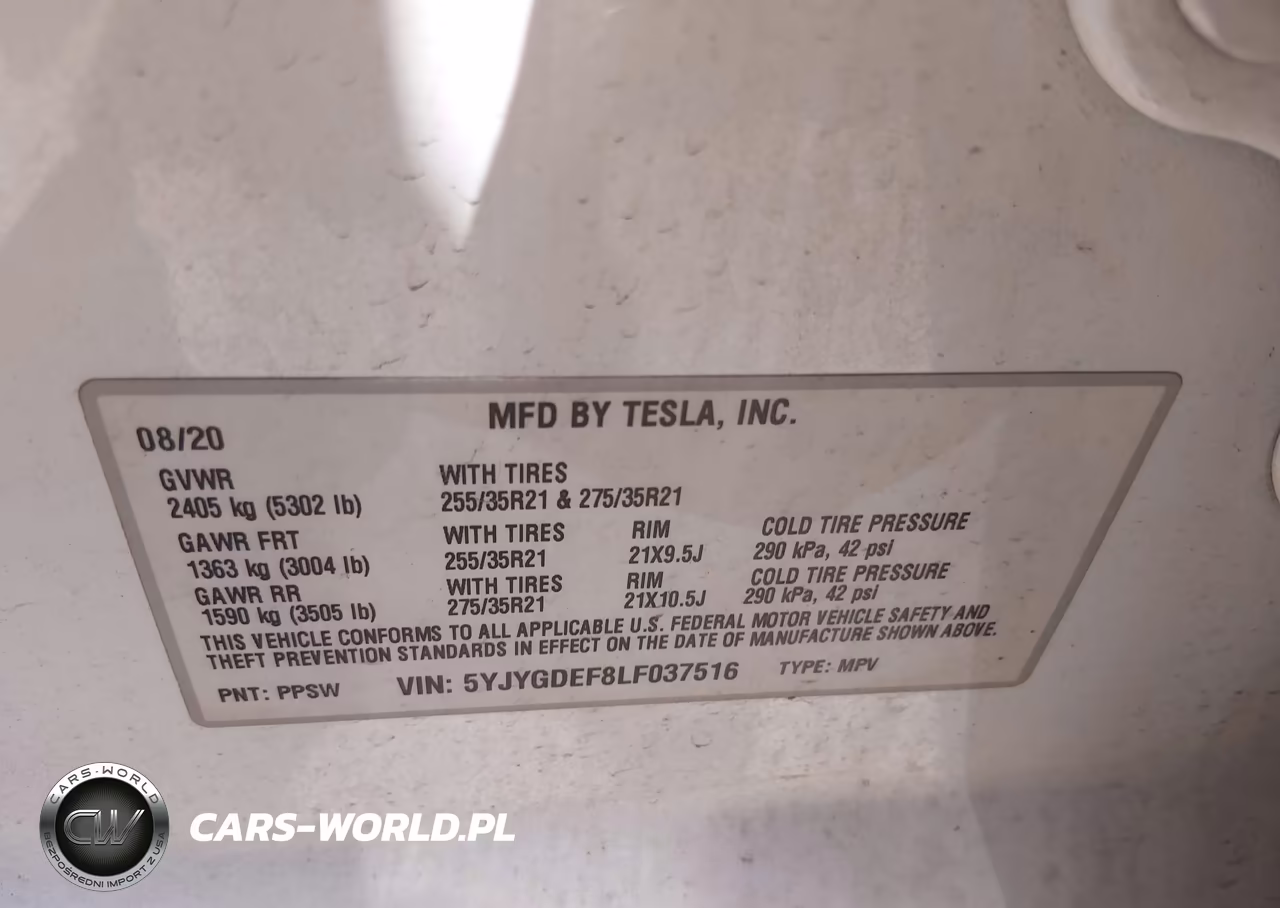 2020 Tesla Model Y Long Range Dual Motor All-Wheel Drive-Performance Dual Motor All-Wheel Drive VIN:5YJYGDEF8LF037516 - 9