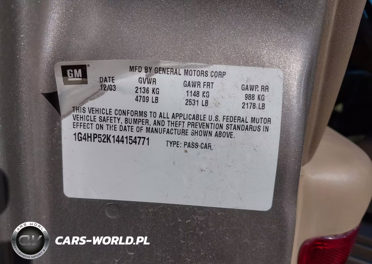 2004 Buick Lesabre Custom VIN:1G4HP52K144154771 - 9