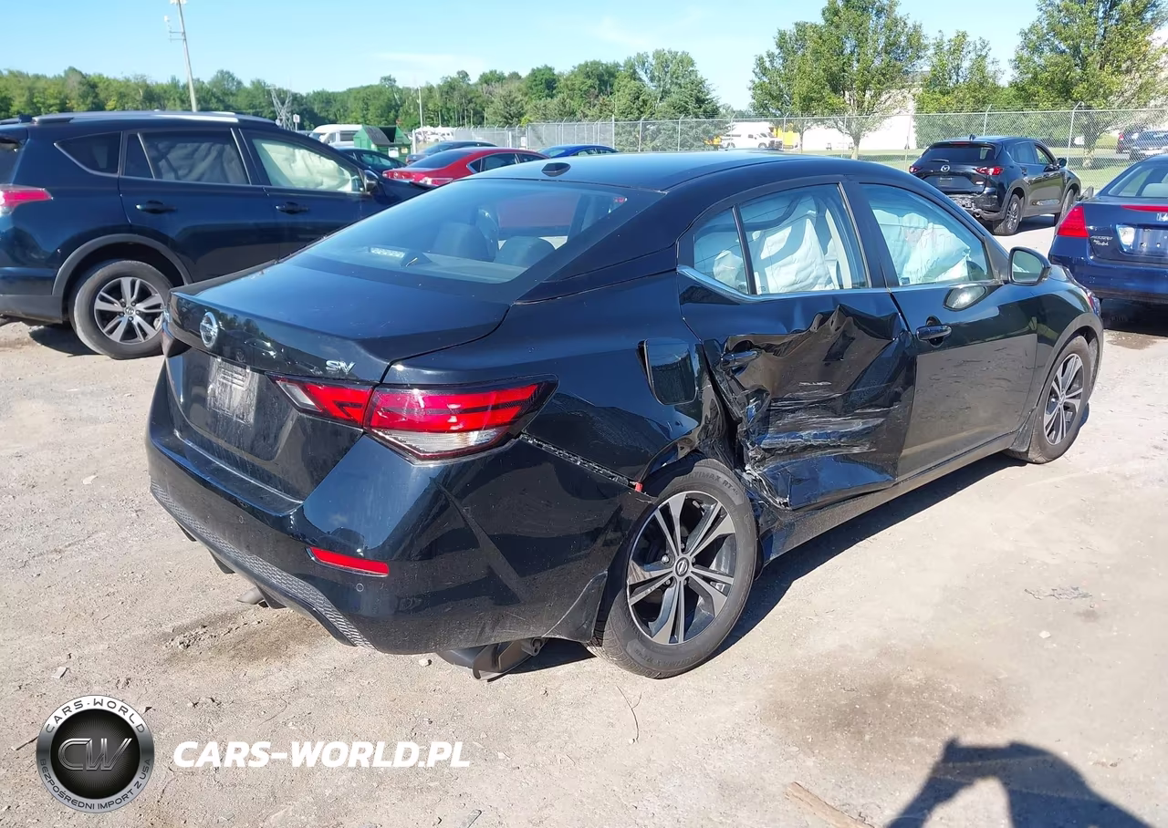 2020 Nissan Sentra Sv Xtronic Cvt VIN:3N1AB8CV5LY304054 - 4