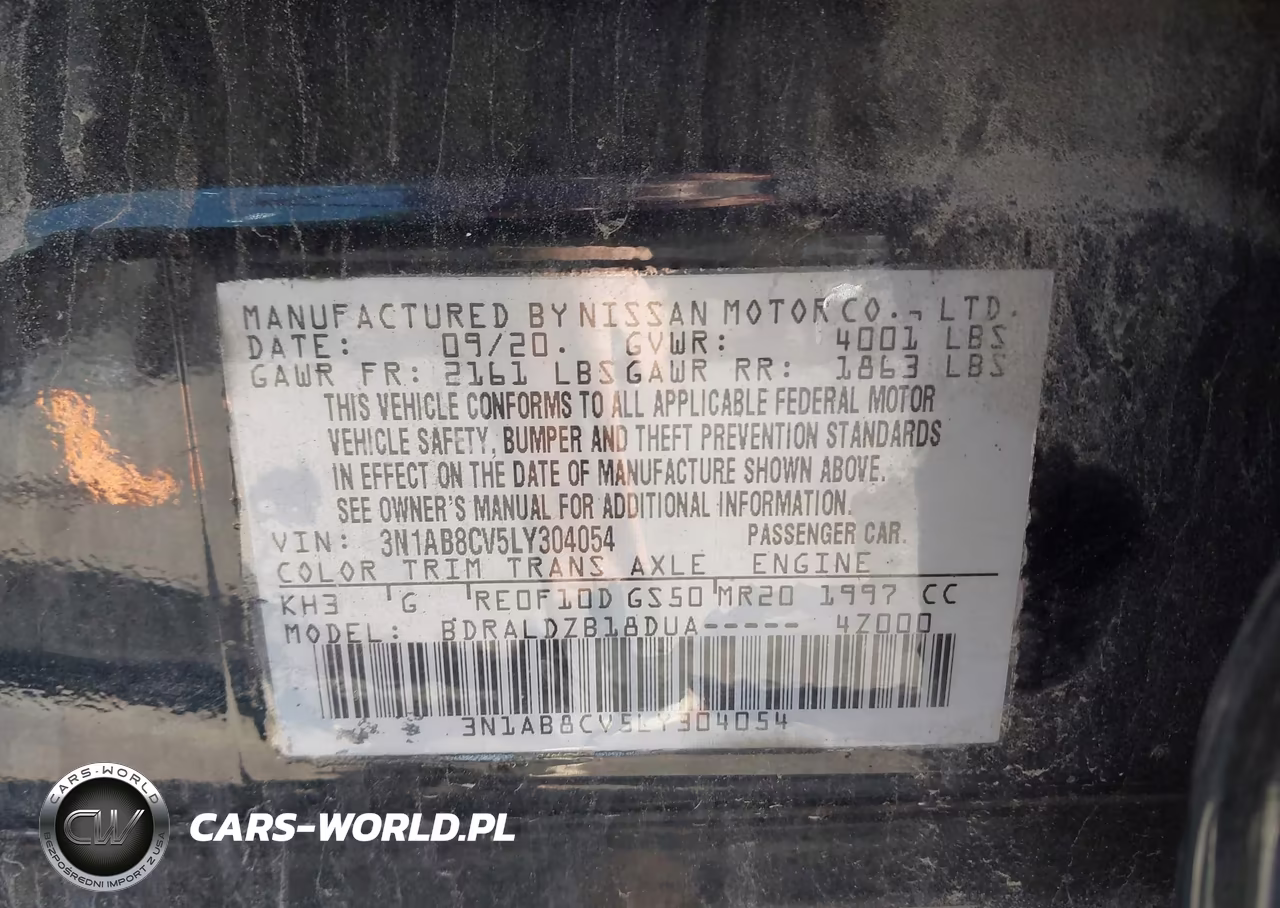 2020 Nissan Sentra Sv Xtronic Cvt VIN:3N1AB8CV5LY304054 - 9