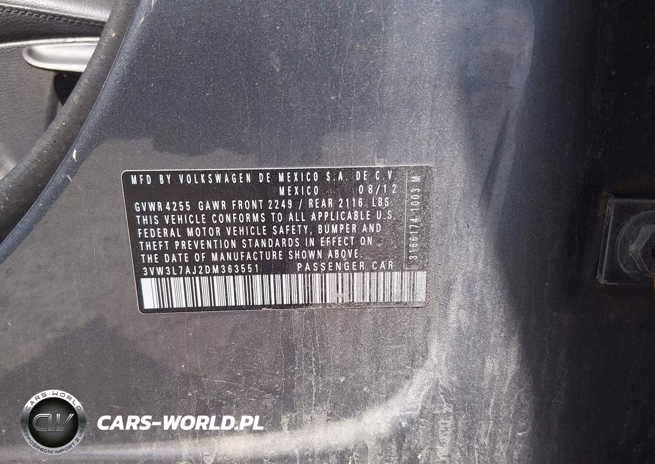 2013 Volkswagen Jetta 2.0L Tdi VIN:3VW3L7AJ2DM363551 - 9