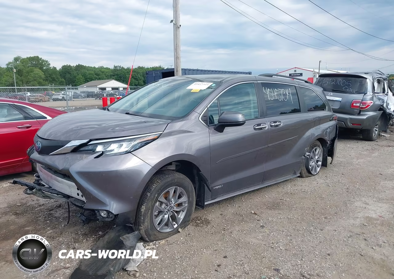 2021 Toyota Sienna Xle VIN:5TDJRKEC8MS029113 - 2