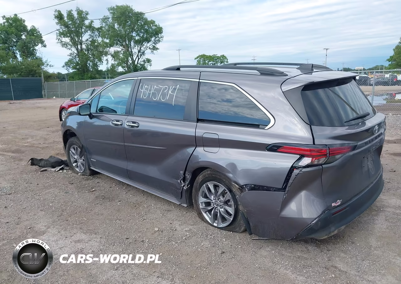 2021 Toyota Sienna Xle VIN:5TDJRKEC8MS029113 - 3
