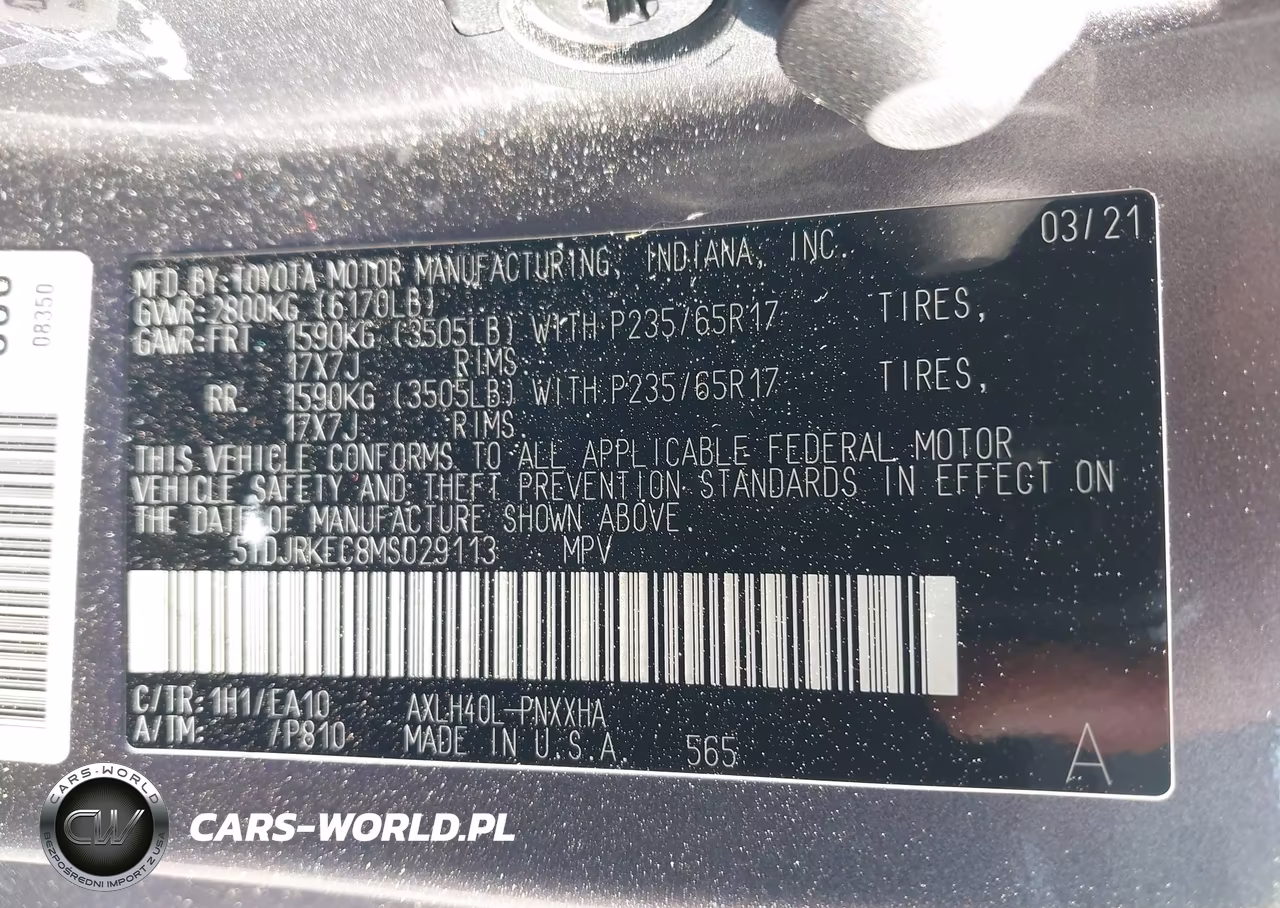 2021 Toyota Sienna Xle VIN:5TDJRKEC8MS029113 - 9