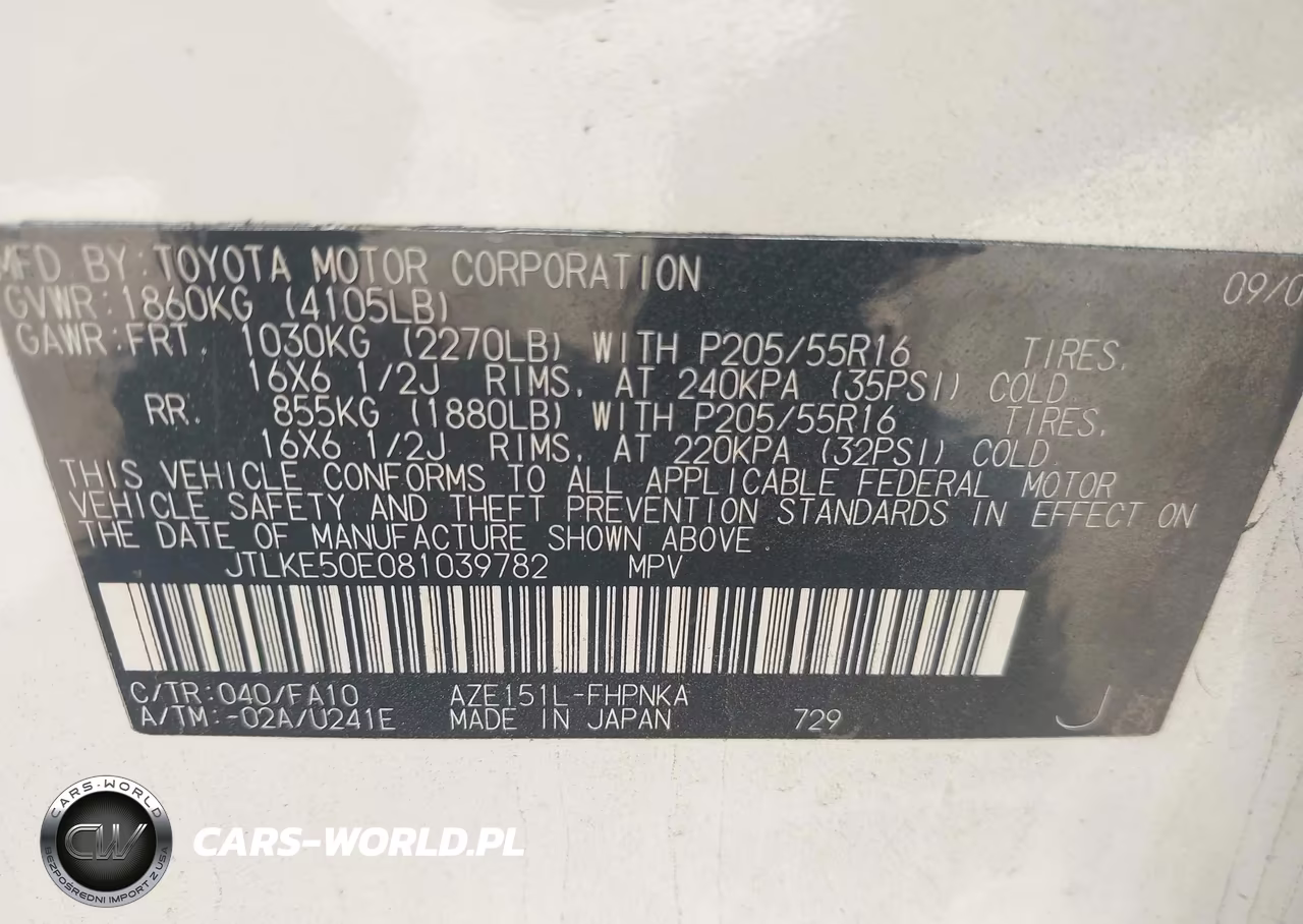 2008 Scion Xb VIN:JTLKE50E081039782 - 9