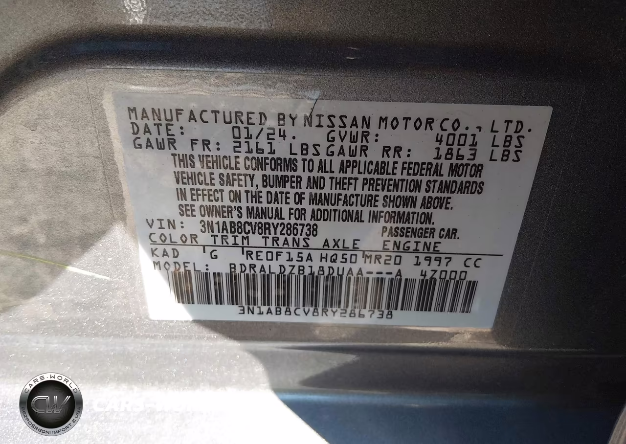 2024 Nissan Sentra Sv Xtronic Cvt VIN:3N1AB8CV8RY286738 - 9