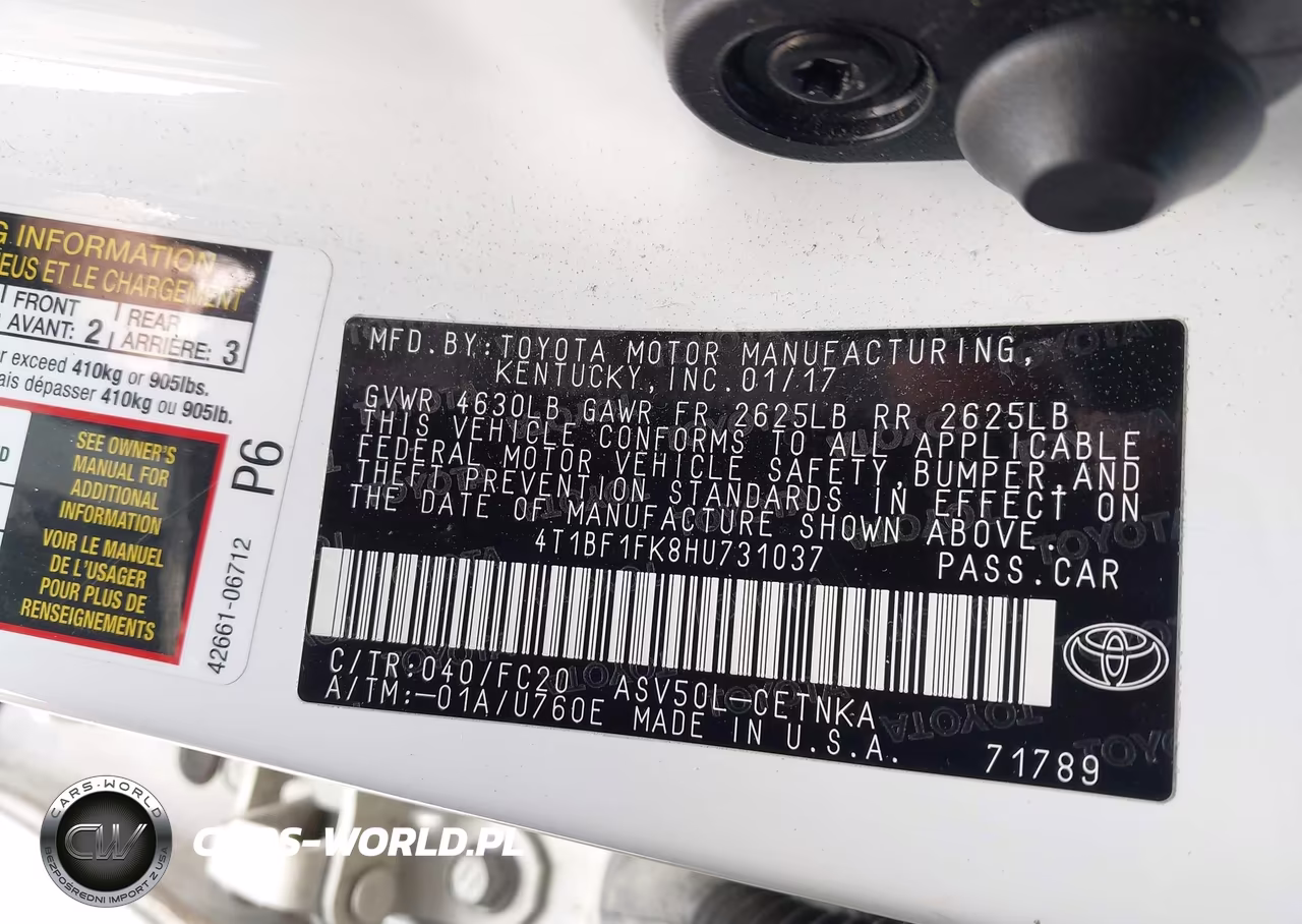 2017 Toyota Camry Le VIN:4T1BF1FK8HU731037 - 9