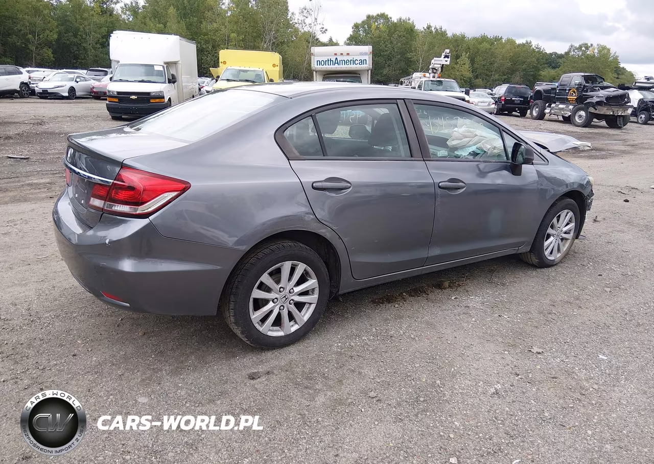 2013 Honda Civic Lx VIN:2HGFB2F54DH603135 - 4