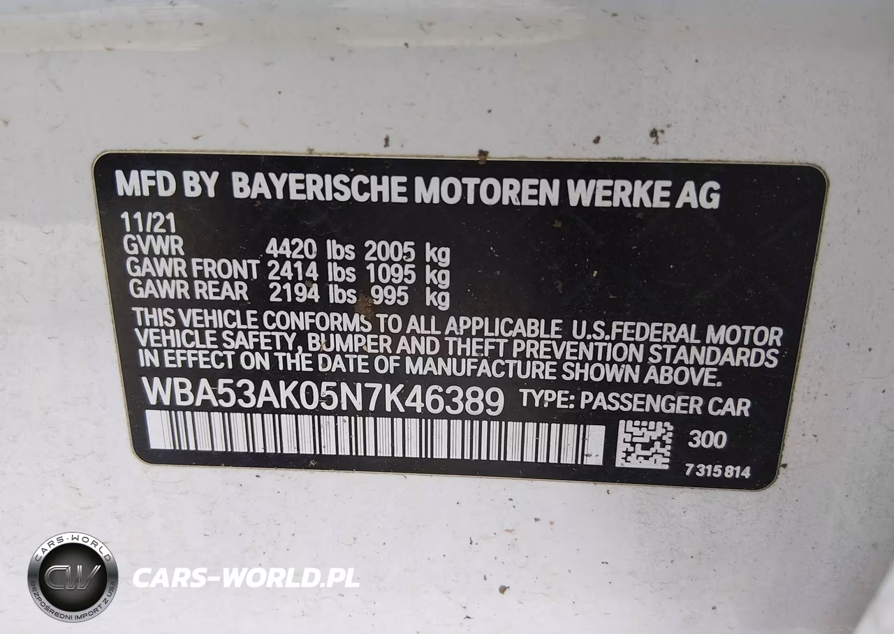 2022 BMW 228 Gran Coupe I Sdrive VIN:WBA53AK05N7K46389 - 9