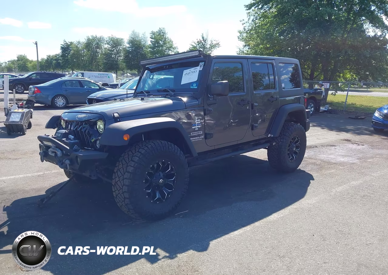 2016 Jeep Wrangler Unlimited Sport VIN:1C4BJWDG8GL343518 - 2