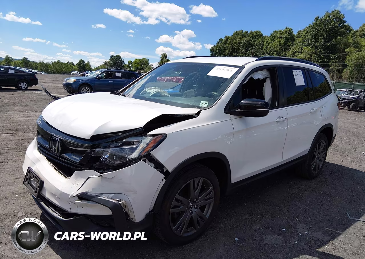2022 Honda Pilot Awd Sport VIN:5FNYF6H32NB060521 - 2