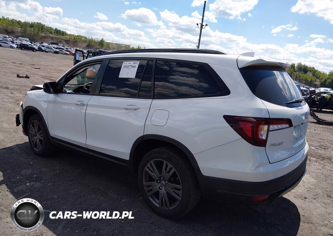 2022 Honda Pilot Awd Sport VIN:5FNYF6H32NB060521 - 3