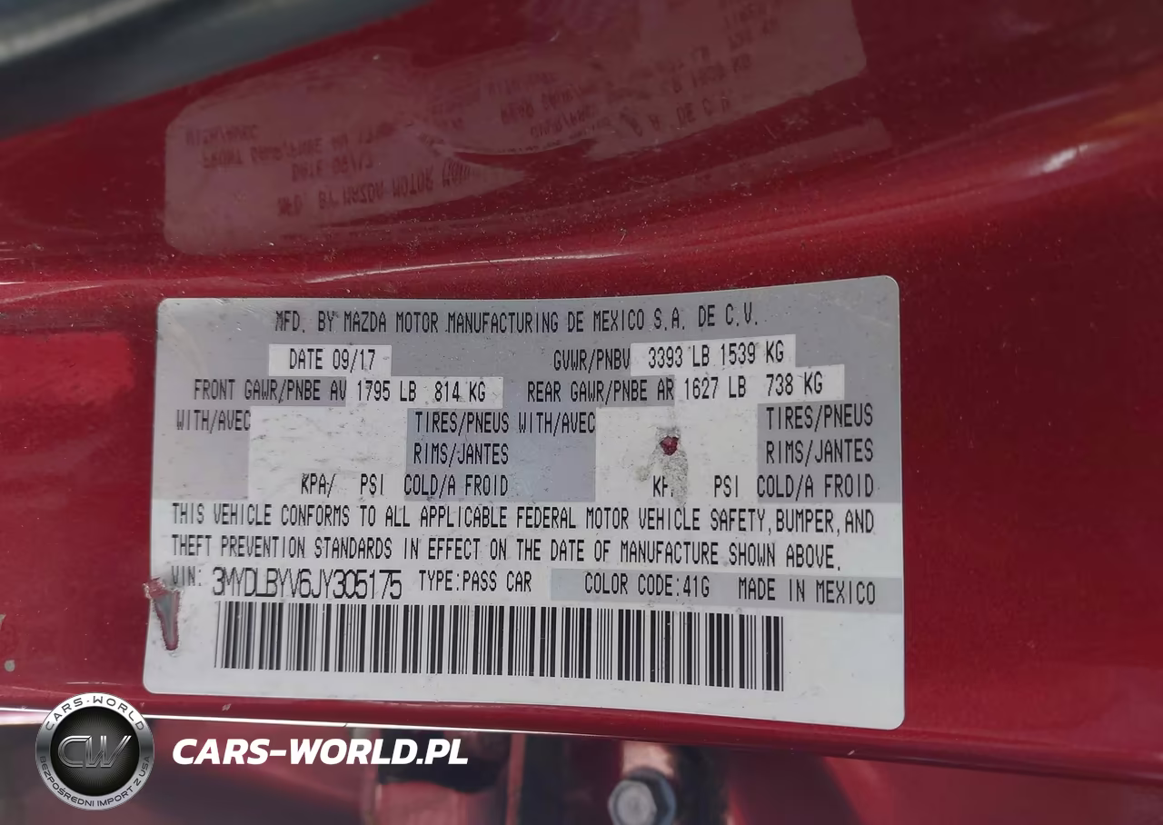 2018 Toyota Yaris Ia VIN:3MYDLBYV6JY305175 - 9
