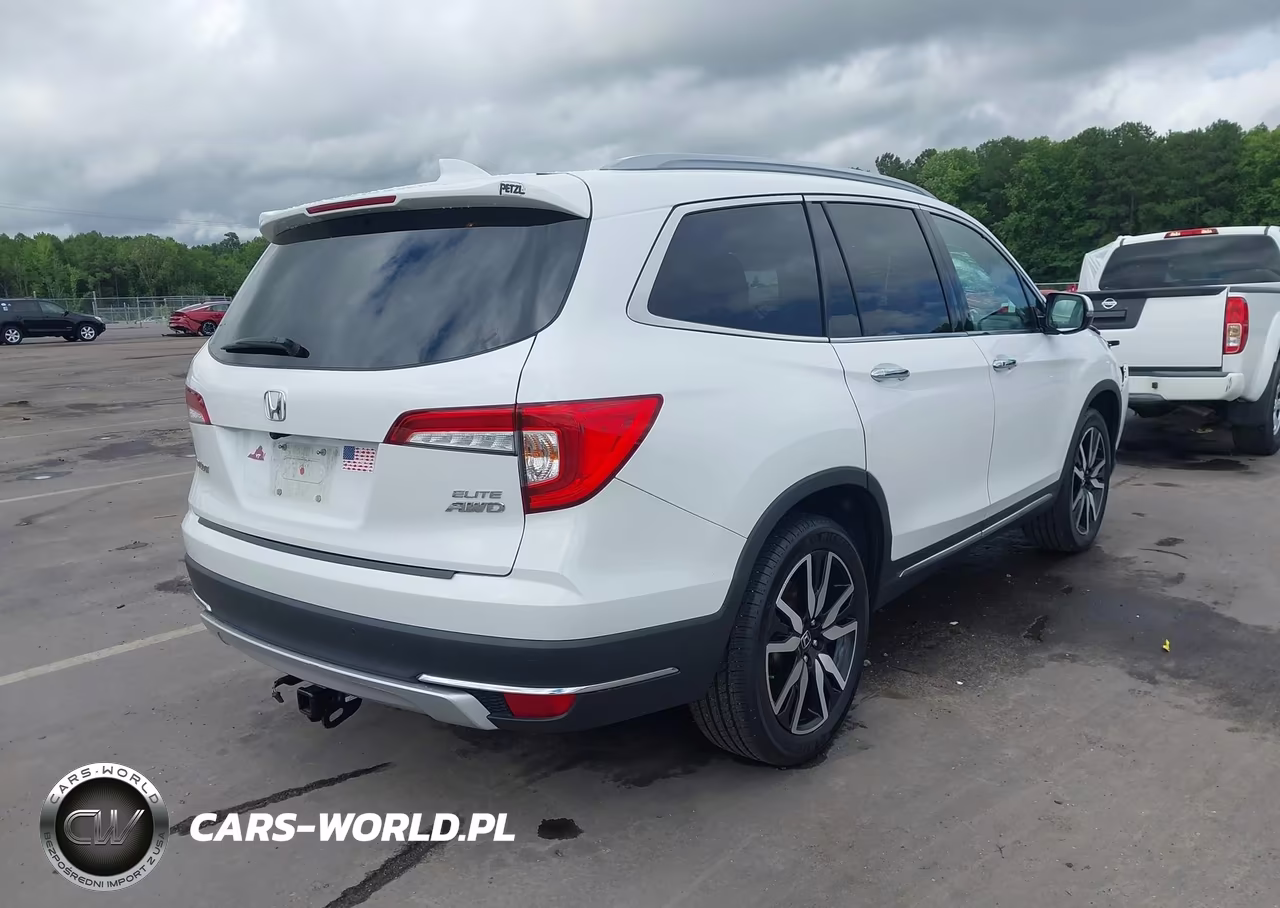 2022 Honda Pilot Awd Elite VIN:5FNYF6H01NB074738 - 4