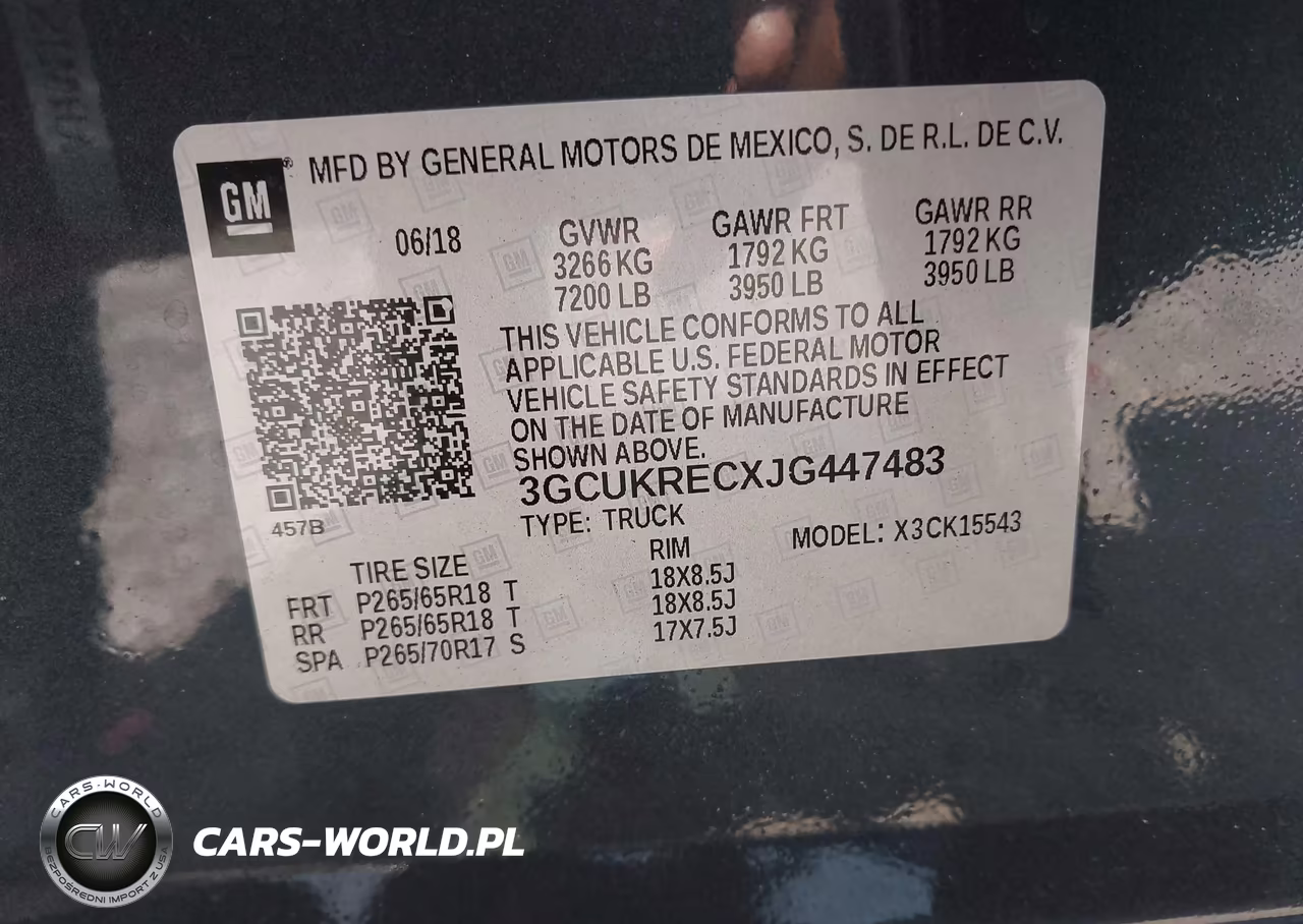2018 Chevrolet Silverado 1500 Lt VIN:3GCUKRECXJG447483 - 9