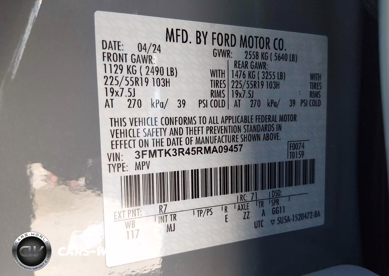 2024 Ford Mustang Mach-E Premium VIN:3FMTK3R45RMA09457 - 9